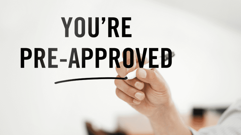 You're Pre Approved