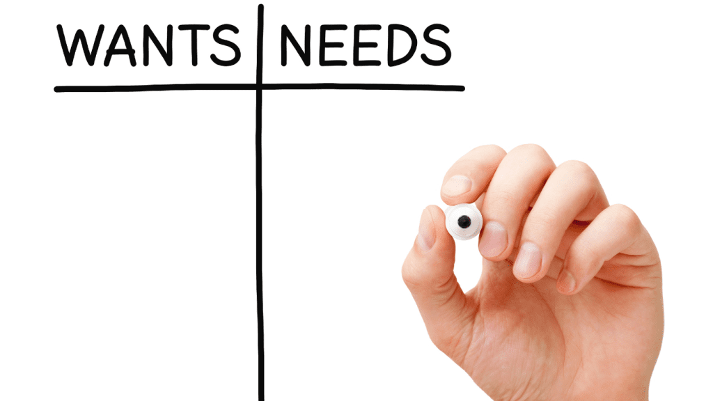 Wants and Needs