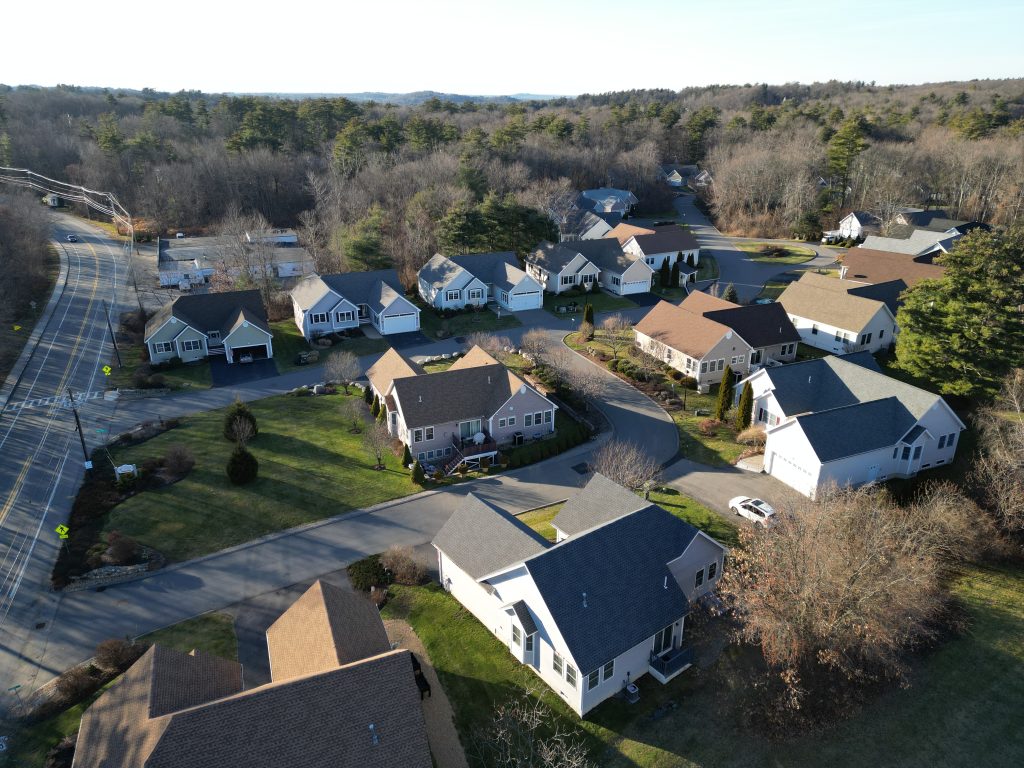 Village at Merrimac 55+ community with Single family homes