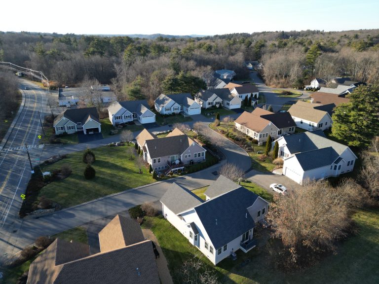 Village at Merrimac 55+ community with Single family homes
